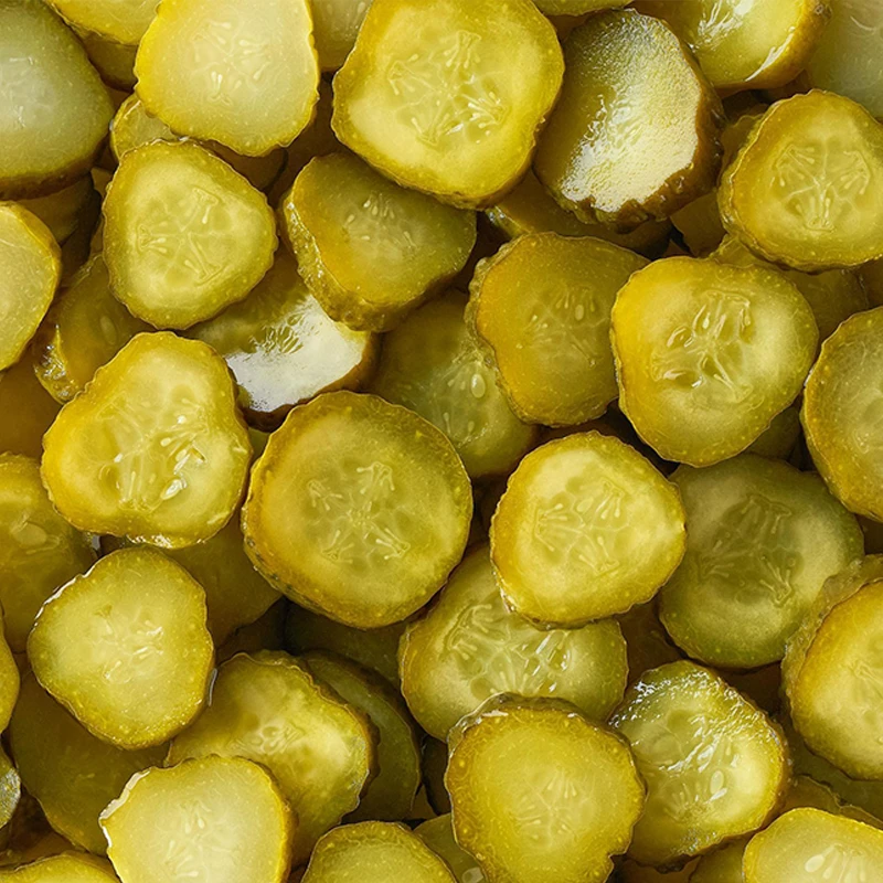 Fette di cetriolo sottaceto